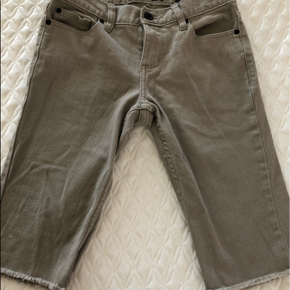 RUDE by Hot Topic Slate Skinny Jean Cut Off Shorts